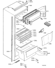 Схема №1 SK71840-1I с изображением Ящик (корзина) для холодильной камеры Aeg 2265422010