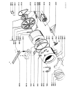 Схема №1 AWL459 AWL 459/WH с изображением Клавиша для стиральной машины Whirlpool 481941258386