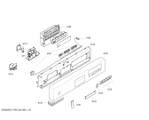 Схема №5 S44M57S3EU с изображением Передняя панель для электропосудомоечной машины Bosch 00660911