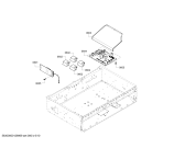 Схема №9 PC484GGEBS с изображением Поднос для плиты (духовки) Bosch 00641149