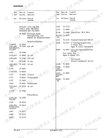 Схема №10 FS8117 с изображением Модуль для телевизора Siemens 00753018