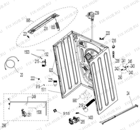 Взрыв-схема стиральной машины Gorenje WD73121S (732305, NA1260CD4) - Схема узла 06