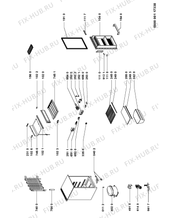 Схема №1 TOP 1140/BR с изображением Шильдик для холодильной камеры Whirlpool 481945919632