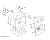 Схема №4 HBG73B530 с изображением Панель управления для духового шкафа Bosch 00708339