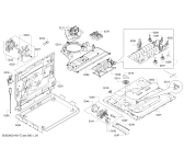Схема №5 3HB539XI с изображением Модуль управления, незапрограммированный для электропечи Bosch 00674948