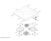Схема №4 HCE754823 с изображением Фронтальное стекло для плиты (духовки) Bosch 00770811