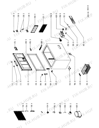 Схема №1 FRCL 40 с изображением Обшивка для холодильника Whirlpool 481945948696