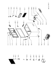 Схема №1 FRCL 40 с изображением Дверь для холодильной камеры Whirlpool 481944268096