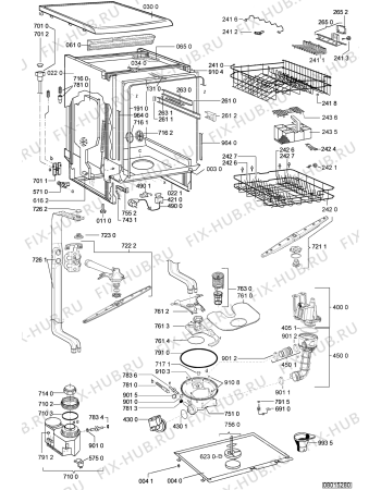 Схема №1 ESPECIAL IX 5 EN 1 с изображением Обшивка для посудомоечной машины Whirlpool 481245373435