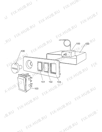 Взрыв-схема холодильника Acec SB300 - Схема узла Electrical equipment