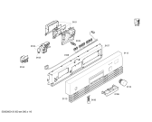 Схема №5 DIS4305 с изображением Панель управления для посудомоечной машины Bosch 00669537