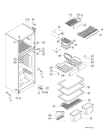 Схема №4 WTH4713 A+M с изображением Электролиния для холодильника Whirlpool 482000002950