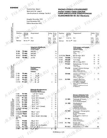 Взрыв-схема аудиотехники Siemens RS2525 - Схема узла 03