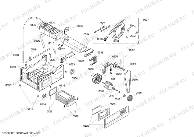 Схема №3 WTXL2101EU SIWATHERM TXL2101 с изображением Сменная пленка для сушилки Siemens 00490106