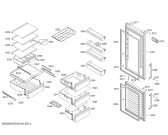 Схема №4 KGN39XL3P, Bosch с изображением Дверь для холодильника Bosch 00716319
