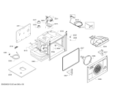 Схема №4 HLS79W350U с изображением Фронтальное стекло для электропечи Bosch 00717503