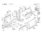 Схема №4 SMU5021 с изображением Панель для электропосудомоечной машины Bosch 00119796