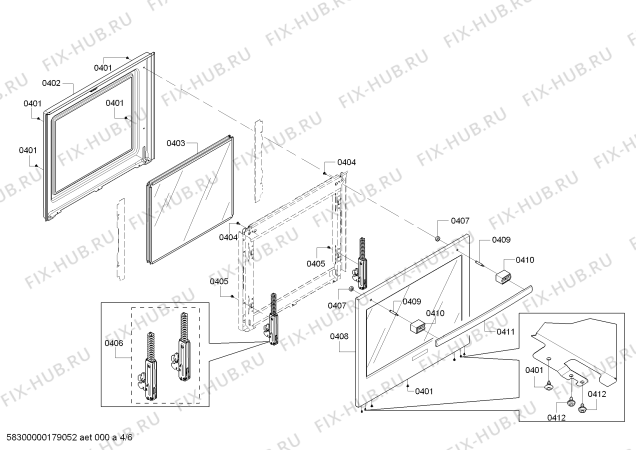 Схема №5 HBN5451UC Bosch с изображением Панель управления для плиты (духовки) Bosch 00771317