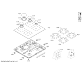 Схема №2 3EFG394NP 4G FLAME T60O BALAY G2IH5 с изображением Варочная панель для электропечи Bosch 00687212