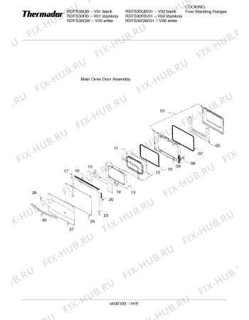Схема №10 RDFS30RS с изображением Варочная панель для духового шкафа Bosch 00142418