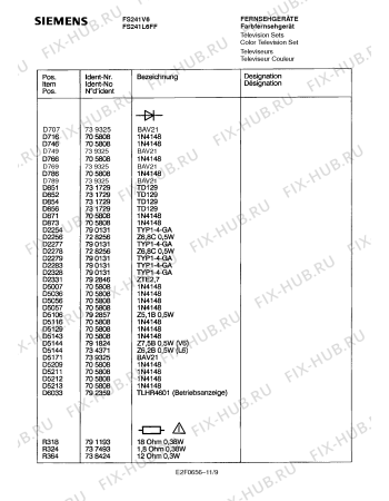 Схема №8 FS241V6 с изображением Модуль для жк-телевизора Siemens 00758451