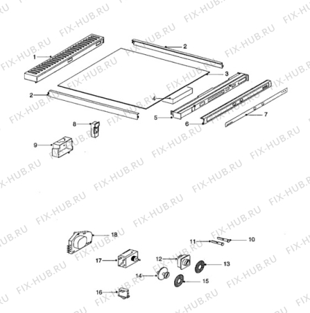 Взрыв-схема холодильника Zanussi ZF56/37FF - Схема узла Electrical equipment 268