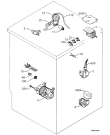 Схема №1 FS1155W с изображением Помпа для стиральной машины Aeg 1321063008