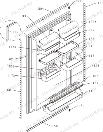 Взрыв-схема холодильника Gorenje RBI4143W (137204, HTV1426) - Схема узла 02