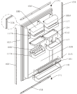 Схема №4 RBI4143W (137204, HTV1426) с изображением Держатель двери для холодильной камеры Gorenje 528017
