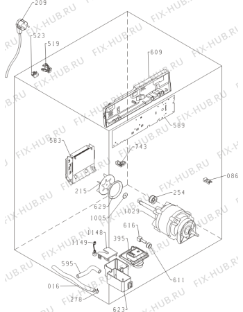 Взрыв-схема стиральной машины Gorenje D744B (390186, SP10/220) - Схема узла 04