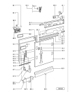 Схема №2 GSI 4940 R-BR с изображением Панель для посудомоечной машины Whirlpool 481245379852