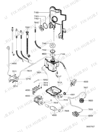 Схема №3 ADG 5500/1 с изображением Электротаймер для посудомоечной машины Whirlpool 480140102687