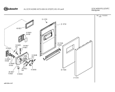 Схема №6 SF2BTE1 GCFK1452WS-857314501610 с изображением Передняя панель для посудомойки Bosch 00366034