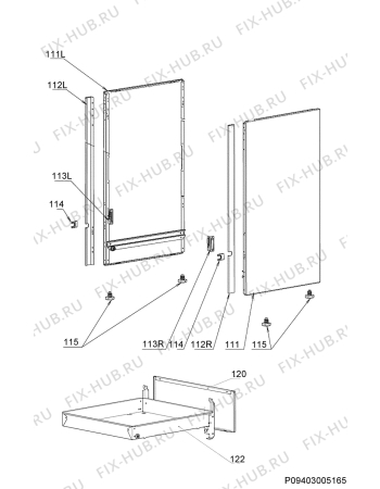 Взрыв-схема плиты (духовки) Aeg Electrolux 47035VD-WN - Схема узла Housing 001