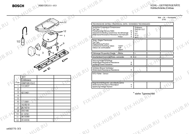 Схема №2 K6615X0 с изображением Дверь для холодильника Bosch 00241179