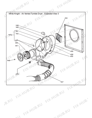 Схема №2 0312_44A_31040-CL44A с изображением Обшивка для сушилки Whirlpool 482000014321