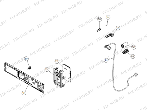 Взрыв-схема стиральной машины Gorenje T731 TW   -White (900002563, TD30) - Схема узла 05