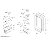 Схема №3 KIL18E60 с изображением Поднос для холодильника Bosch 00434249