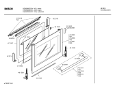 Схема №5 HEN600050 с изображением Фронтальное стекло для духового шкафа Bosch 00472057
