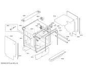 Схема №5 SN38M268DE с изображением Передняя панель для посудомойки Siemens 00703852