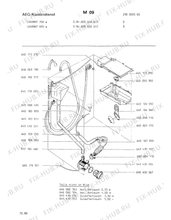 Взрыв-схема стиральной машины Aeg LAV750 W - Схема узла Section8