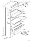 Схема №2 SKS98800F1 с изображением Блок управления для холодильника Aeg 973933019558035