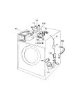 Схема №5 LC53500 с изображением Модуль (плата) для стиральной машины Aeg 973914010308018