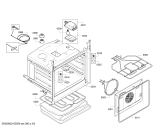 Схема №4 HEA63A250 с изображением Ручка переключателя для плиты (духовки) Bosch 00613963