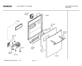 Схема №5 SE20T590EU 3in1 с изображением Передняя панель для посудомойки Siemens 00438766