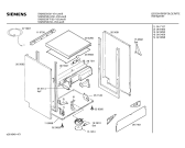 Схема №4 SN29350 с изображением Панель для посудомойки Siemens 00287501