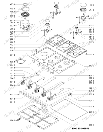 Схема №2 BDK90ARBNA с изображением Железный лист для электропечи Whirlpool 481060233251