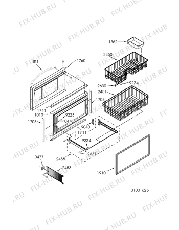 Схема №7 ART 690/LH с изображением Сопротивление для холодильной камеры Whirlpool 481221078036