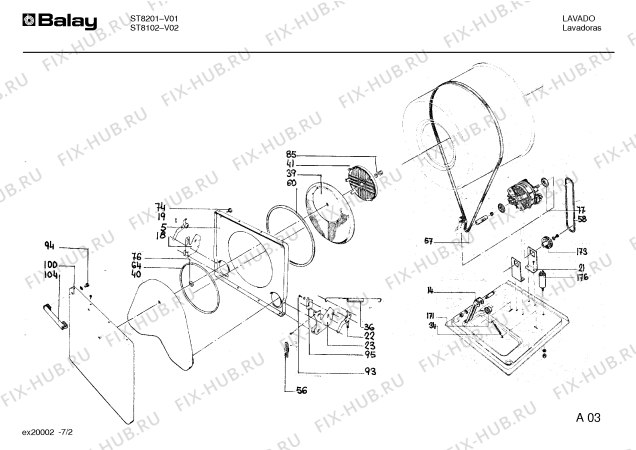 Схема №7 ST8101-1/1 с изображением Нагревательный элемент для сушилки Bosch 00276571