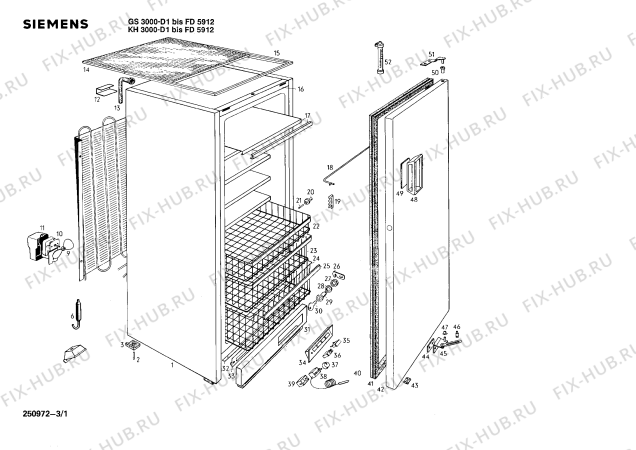 Схема №3 GT3210 с изображением Лампа для холодильника Siemens 00043391